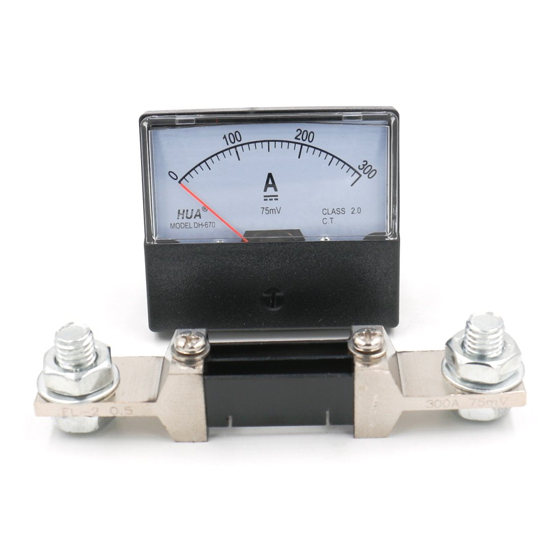 Baomain Analog Amp Panel Meter Strom Amperemeter DH-670 DC 0-300A mit 75mV Shunt