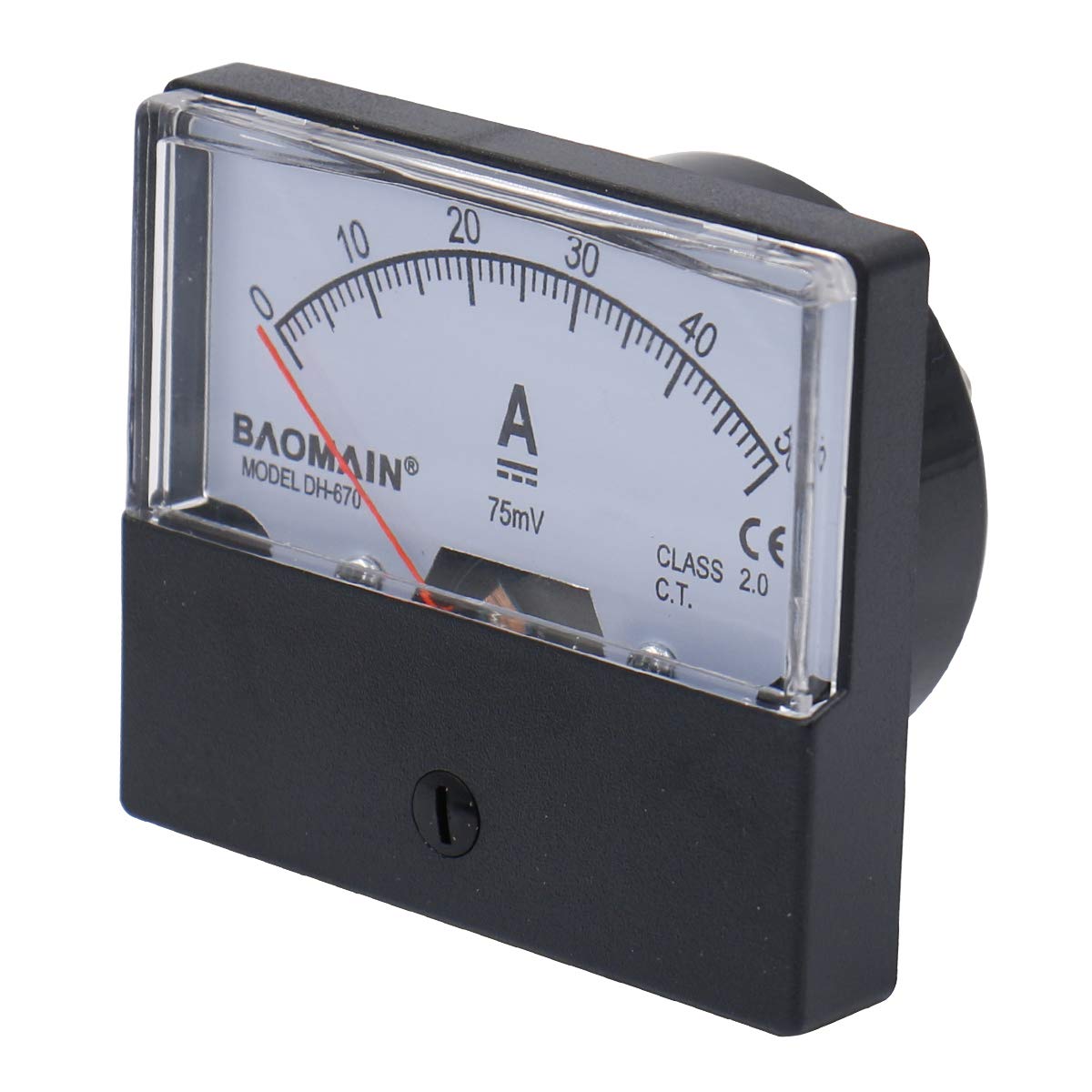 Baomain Analog Amp Panel Meter Strom Amperemeter DH-670 DC 0-50A mit 75mV Shunt