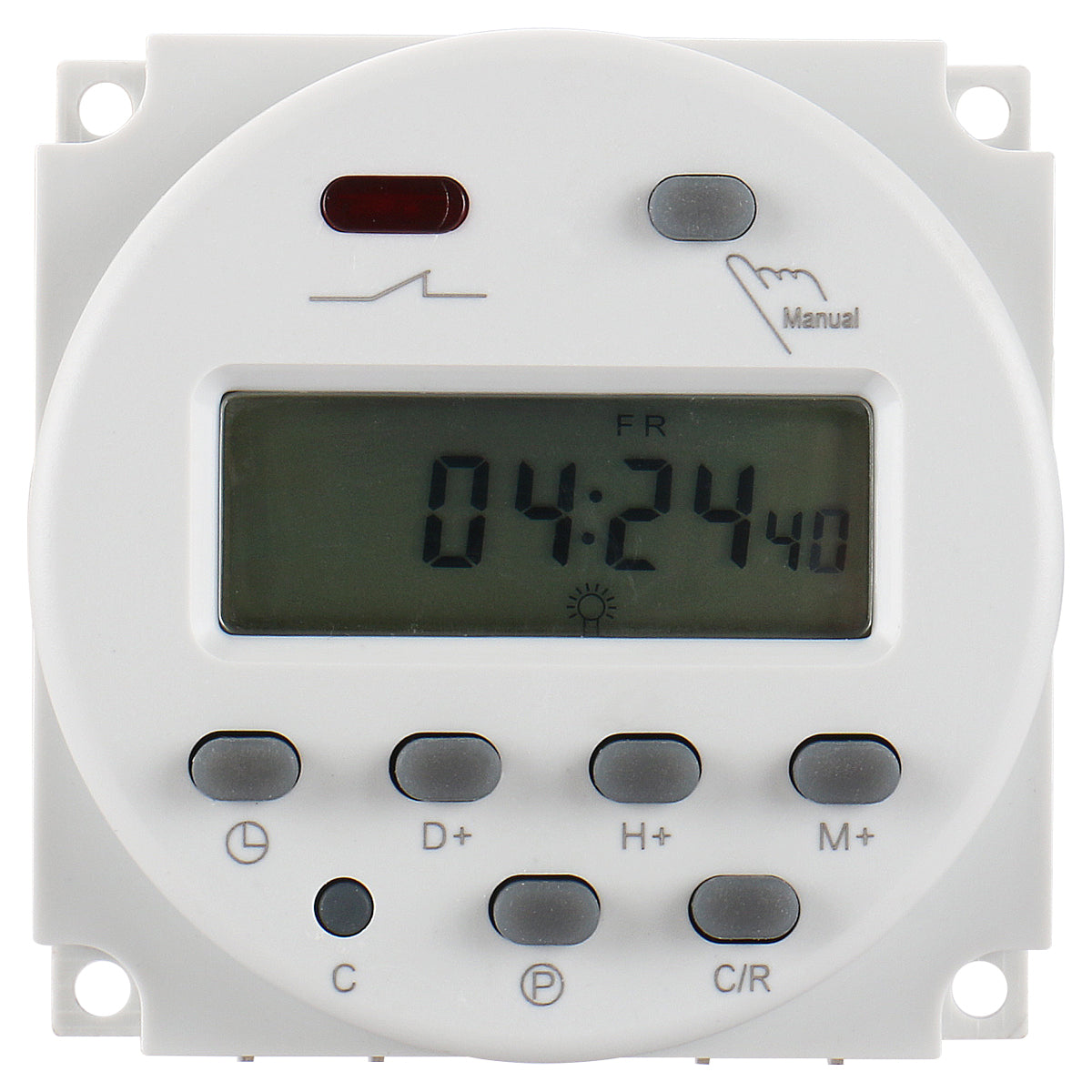 BAOMAIN DIGITALER LCD-PROGRAMMIERBARER TIMER CN101C Eingang 12 V Ausgang 12 V 16 A SPST-UNTERSTÜTZUNG 17-MAL TÄGLICH WÖCHENTLICHES PROGRAMM ZEITRELAISSCHALTER