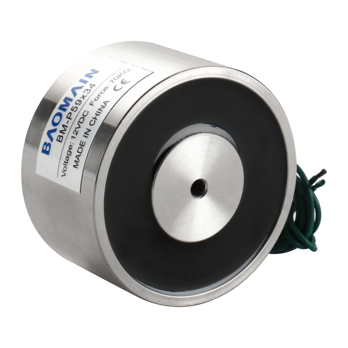 Baomain 154LB /70kg Kraft Hebe Elektromagnet Solenoid 5V/6V/12V/24V BM-P59-34
