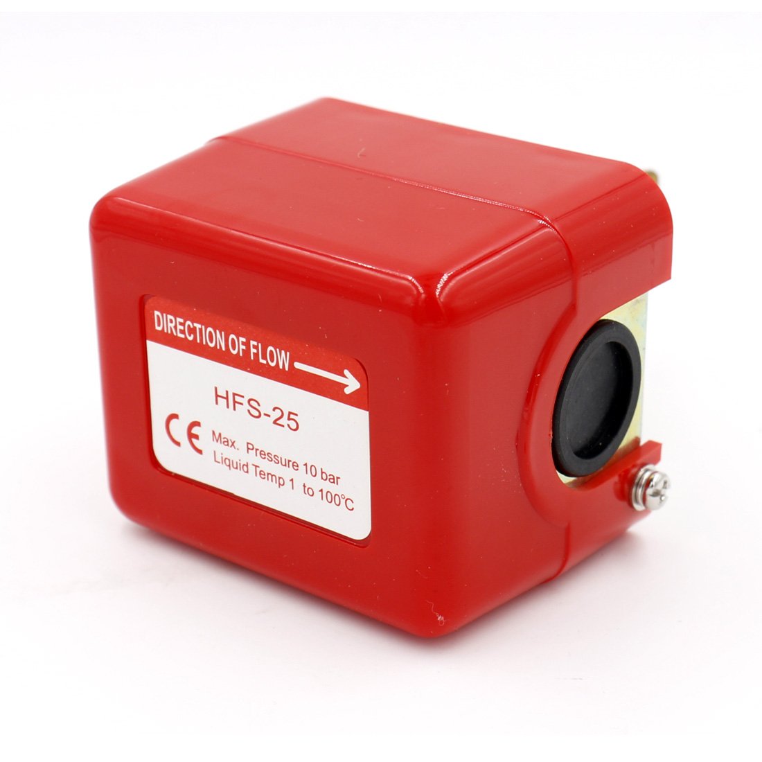 Baomain Water Flow Control Switch, 250V Brass Water Flow Switch Paddle Control, 1.0Mpa, SPDT Output, Male Thread Connection - BAOMAIN