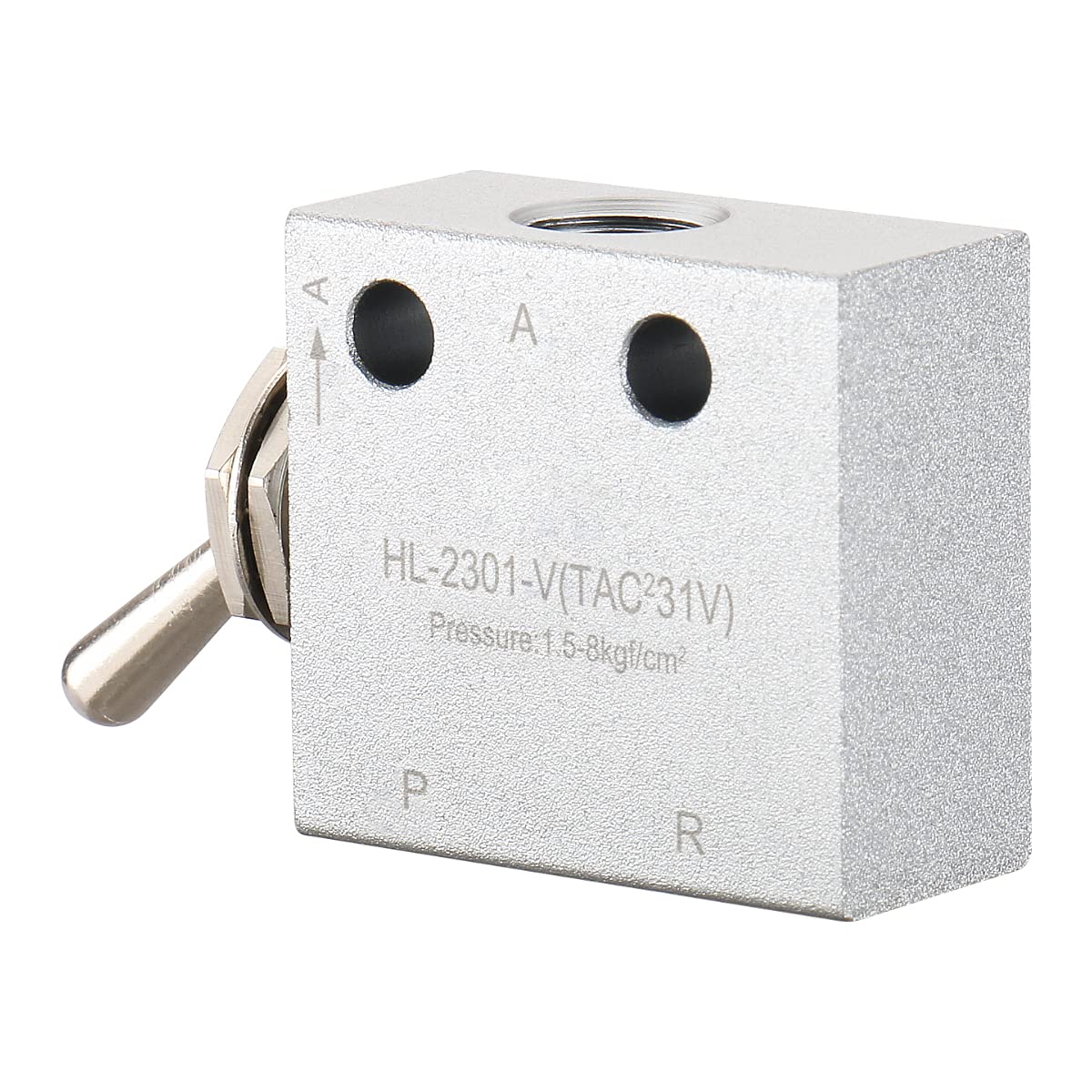 Pneumatic Knob Switch Valve HL-2301-V 2 Port 3 Position PT1/8 Normally Closed - BAOMAIN