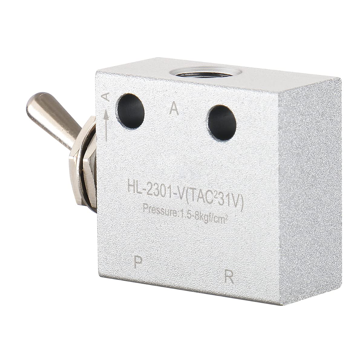 Pneumatic Knob Switch Valve HL-2301-V 2 Port 3 Position PT1/8 Normally Closed - BAOMAIN