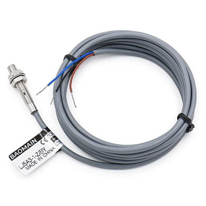 Baomain M5 Eingebetteter Sensor Induktiver Näherungsschalter LJ5A3-1-Z/BY PNP NO DC 10-30 V, 1 mm Erfassungsabstand 3-adrig