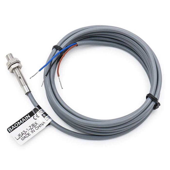 Baomain M5 Eingebetteter Sensor Induktiver Näherungsschalter LJ5A3-1-Z/BX NPN NO DC 10-30 V, 1 mm Erfassungsabstand 3-adrig