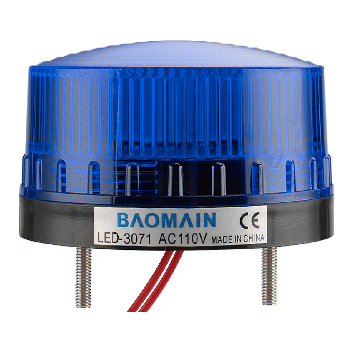 Blinking Signal Round Warning Light LED-3071 3W Blue - BAOMAIN