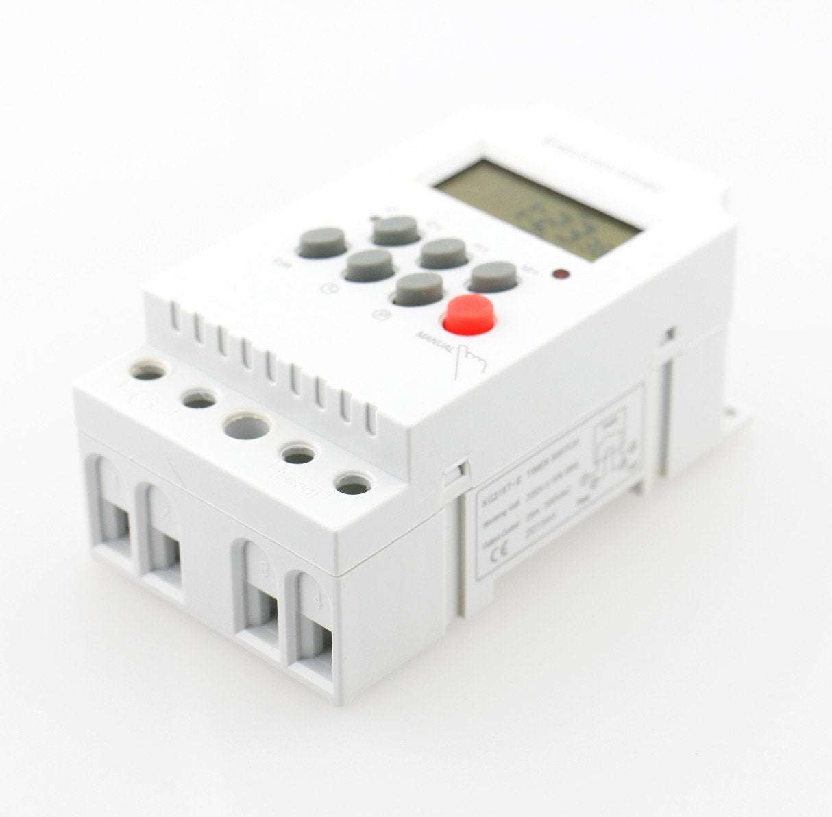 Baomain LCD Programmierbarer Mikrocomputer Elektrischer Strom-Zeitregler KG316T-II 220 V 35 mm DIN-Schiene