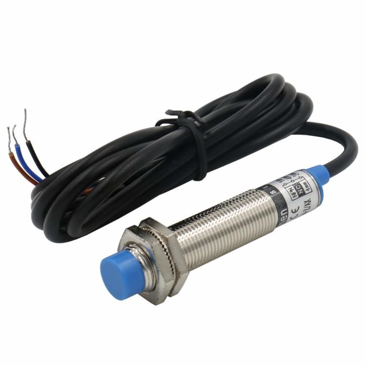 Baomain M12 Approach Sensor Inductive Proximity Switch LJ12A3-4-Z/BX NPN NO DC 10-30V, 4mm Detecting Distance 3 Wire - BAOMAIN