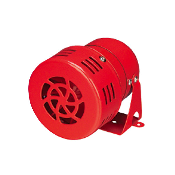 BAOMAIN 110dB Mini-Metallmotorsirene MS-190 Industrieller Alarmton Elektrischer Schutz gegen Diebstahl Minenalarm AC110V/220V DC12V/24V