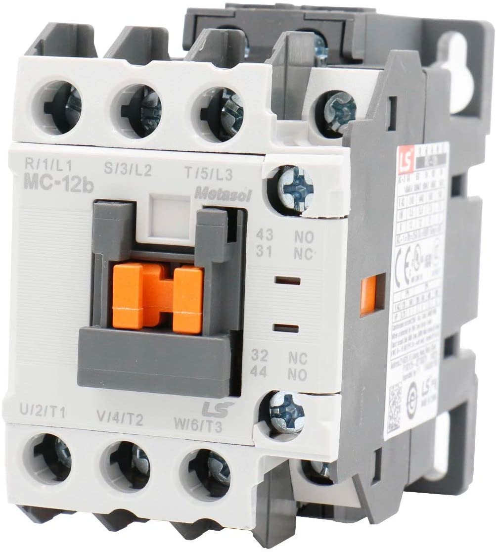 MEC Magnetic AC Contactor MC-12b 110VAC 12A 50/60Hz 1a1b DIN Rail UL - BAOMAIN