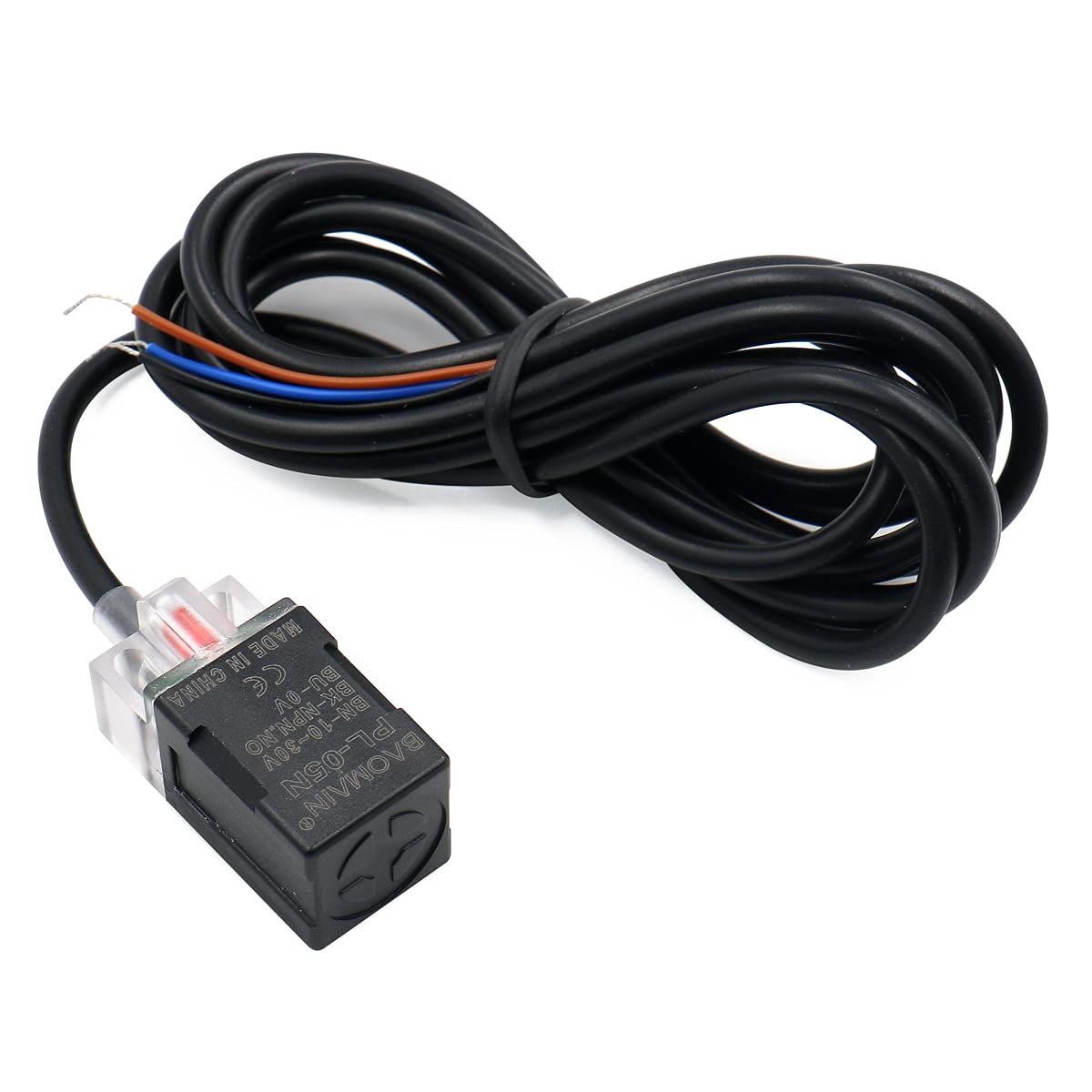 Baomain Approach Sensor Proximity Switch PL-05N DC 10-30V 200mA NPN NO 5mm Inductive Detector - BAOMAIN