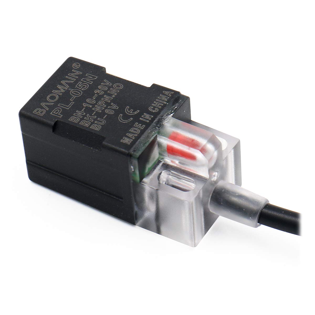 Baomain Approach Sensor Proximity Switch PL-05N DC 10-30V 200mA NPN NO 5mm Inductive Detector - BAOMAIN