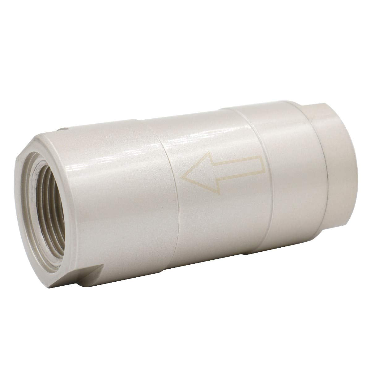 Pneumatic Check Valve LCV-25 1 inch Port One Way Female to Female Air Pneumatic - BAOMAIN