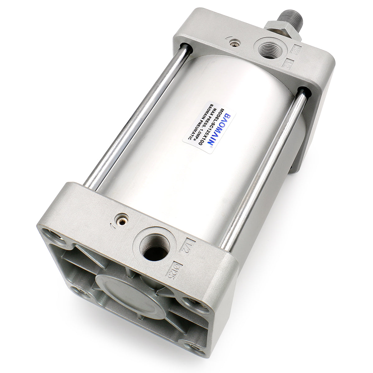 Pneumatic Air Cylinder SC 125,PT1/2; Bore:125mm (5 inch) Screwed Piston Rod Dual Action - BAOMAIN