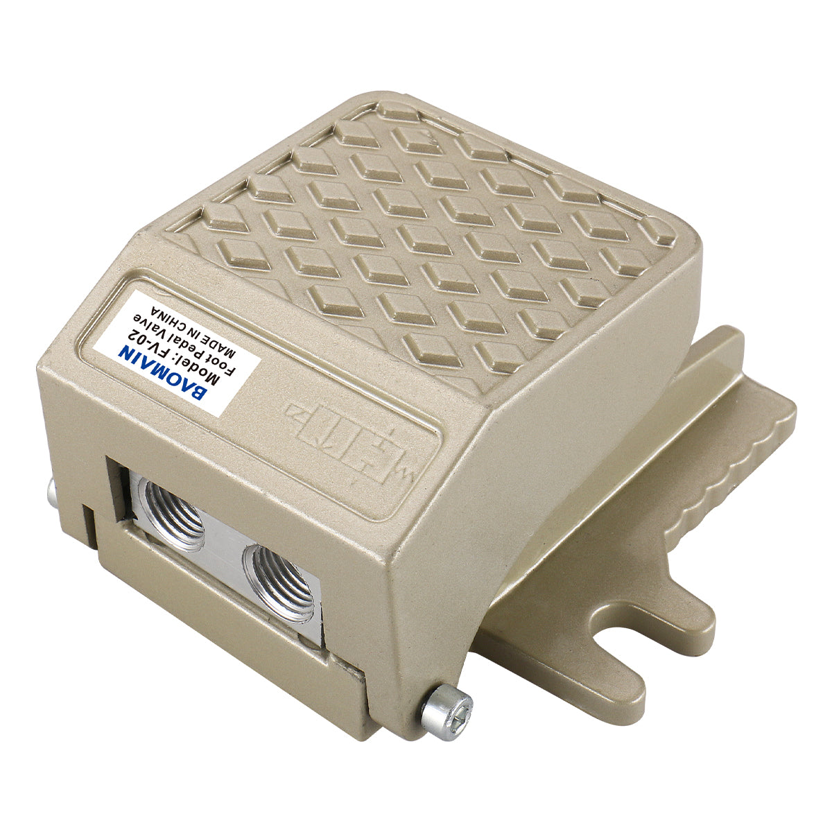 Pneumatic Foot Pedal Valve FV-02 2 Way 2 Position 1/4" PT Control Valve - BAOMAIN