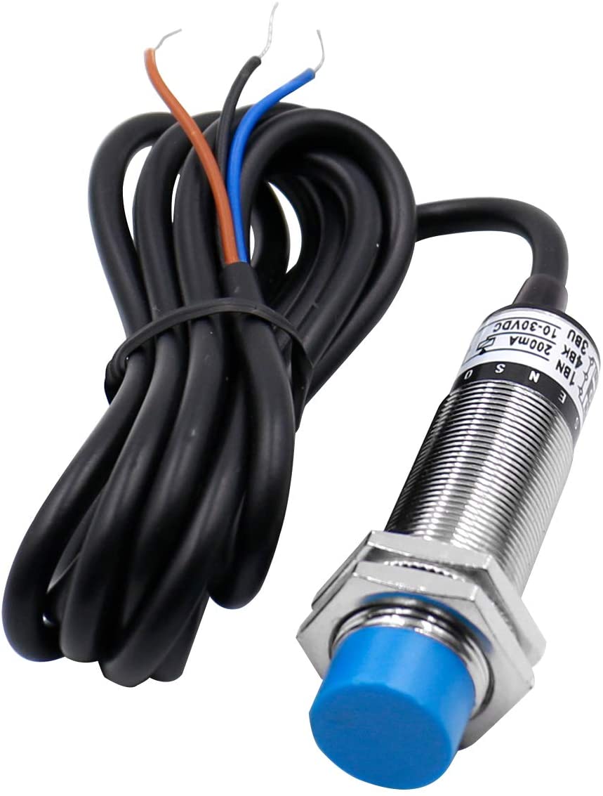 Baomain M18 Capacitance Proximity Sensor Switch LJC18A3-B-Z/AY PNP NC DC 10-30V 200mA Detect 1-10 mm