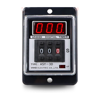 Baomain Digitales Timer-Zeitrelais ASY-3D DC 12 V/24 V/36 V AC 24 V/36 V/110 V/220 V 380 V 0,1–99,9 Sekunden 8 Pins