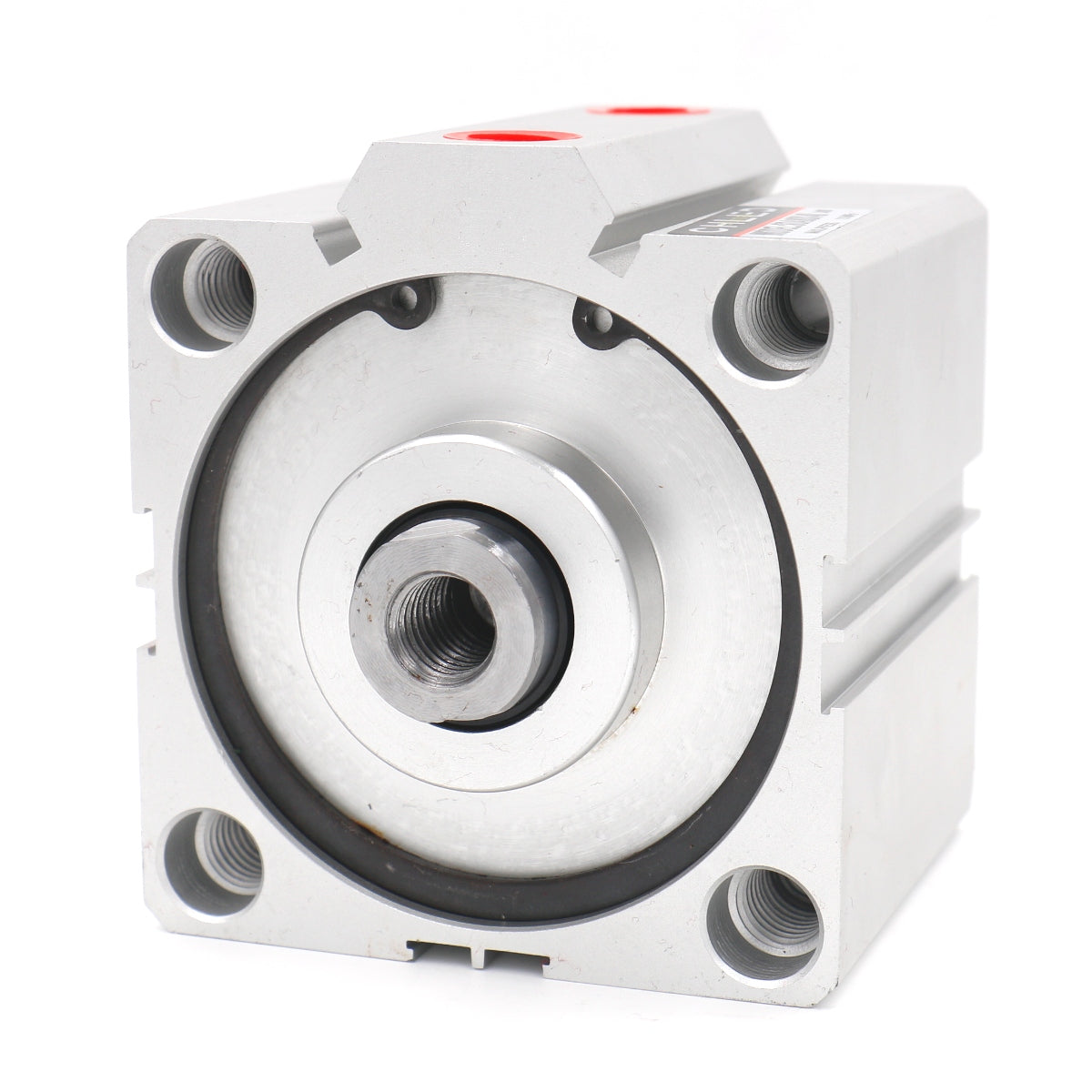 Baomain Compact Thin Pneumatic Air Cylinder SDA-80 Series 80mm Bore Double Action PT3/8 Port - BAOMAIN