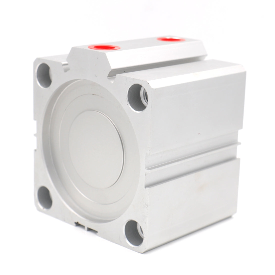 Baomain Compact Thin Pneumatic Air Cylinder SDA-80 Series 80mm Bore Double Action PT3/8 Port - BAOMAIN