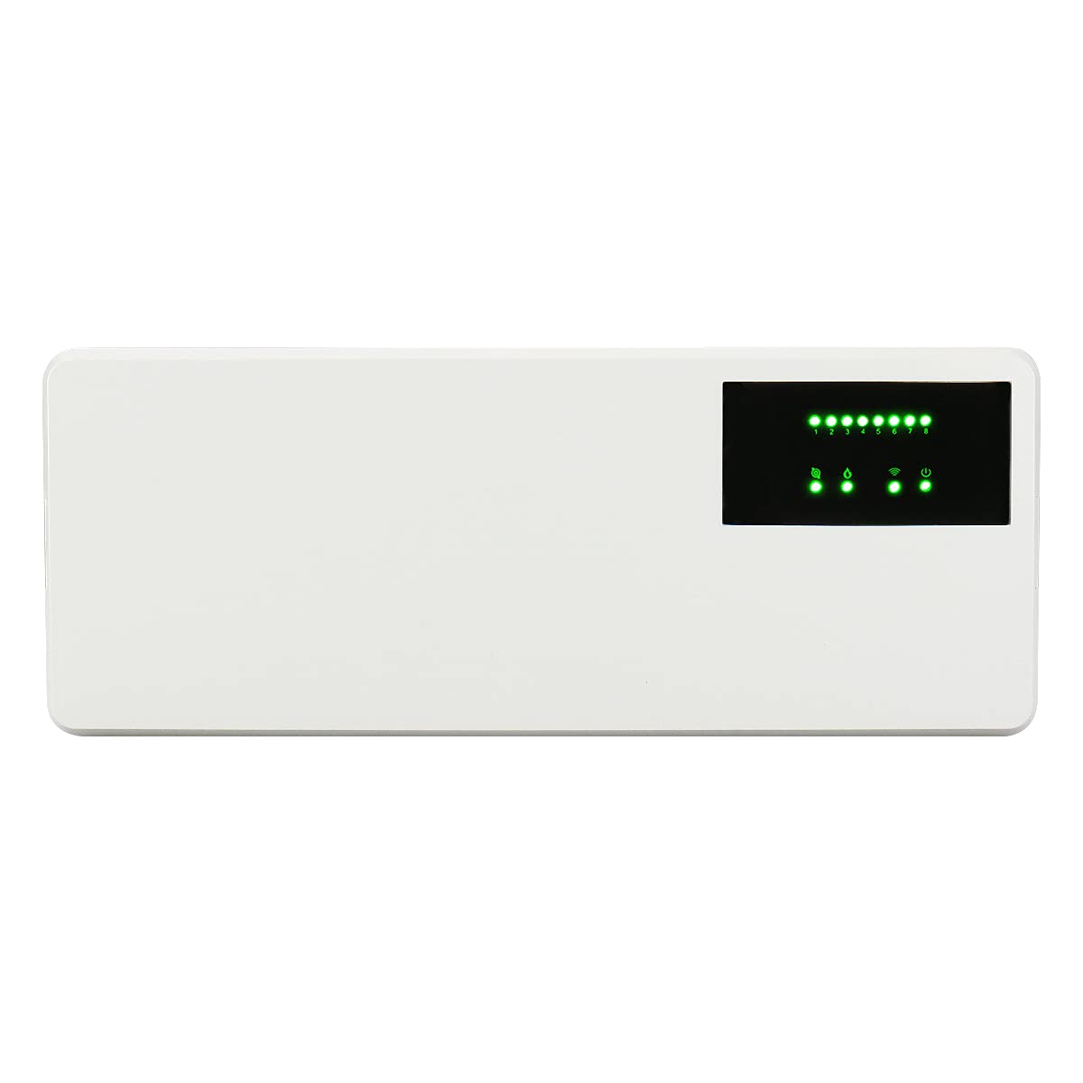 Baomain Zentralisierter Box-Controller, 110 V/220 V AC, 16 A, Hub-Controller zeigt 8 Unterkammer-Konzentrator für Wasser-Fußbodenheizungssystem an, weiß