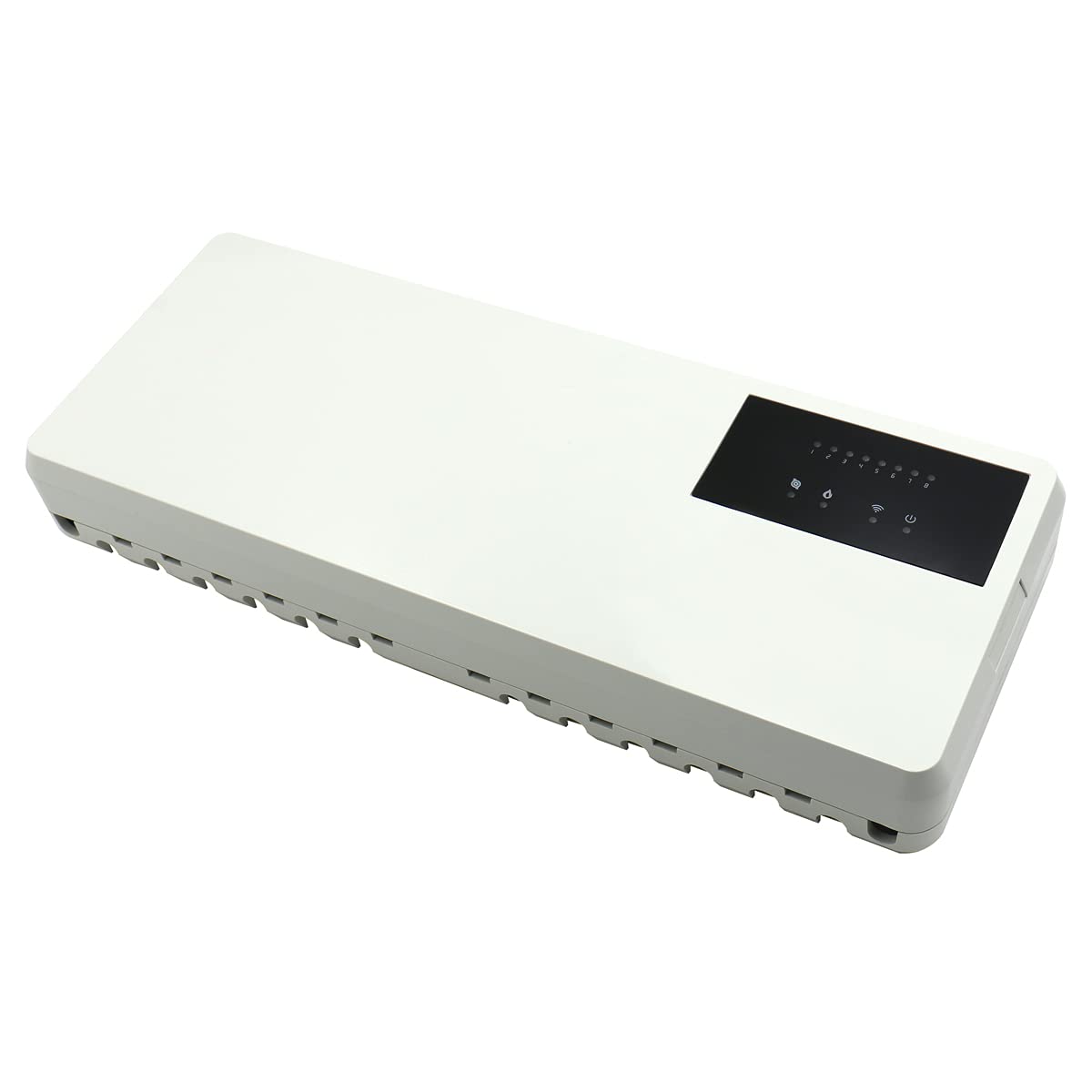 Baomain Zentralisierter Box-Controller, 110 V/220 V AC, 16 A, Hub-Controller zeigt 8 Unterkammer-Konzentrator für Wasser-Fußbodenheizungssystem an, weiß