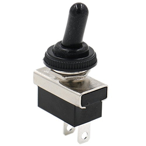 Baomain Automotive Replacement Toggle Switches(KN3D-101) SPST ON-Off Type 2 Pin 12V 10A with Waterproof Cover for Auto Car - BAOMAIN