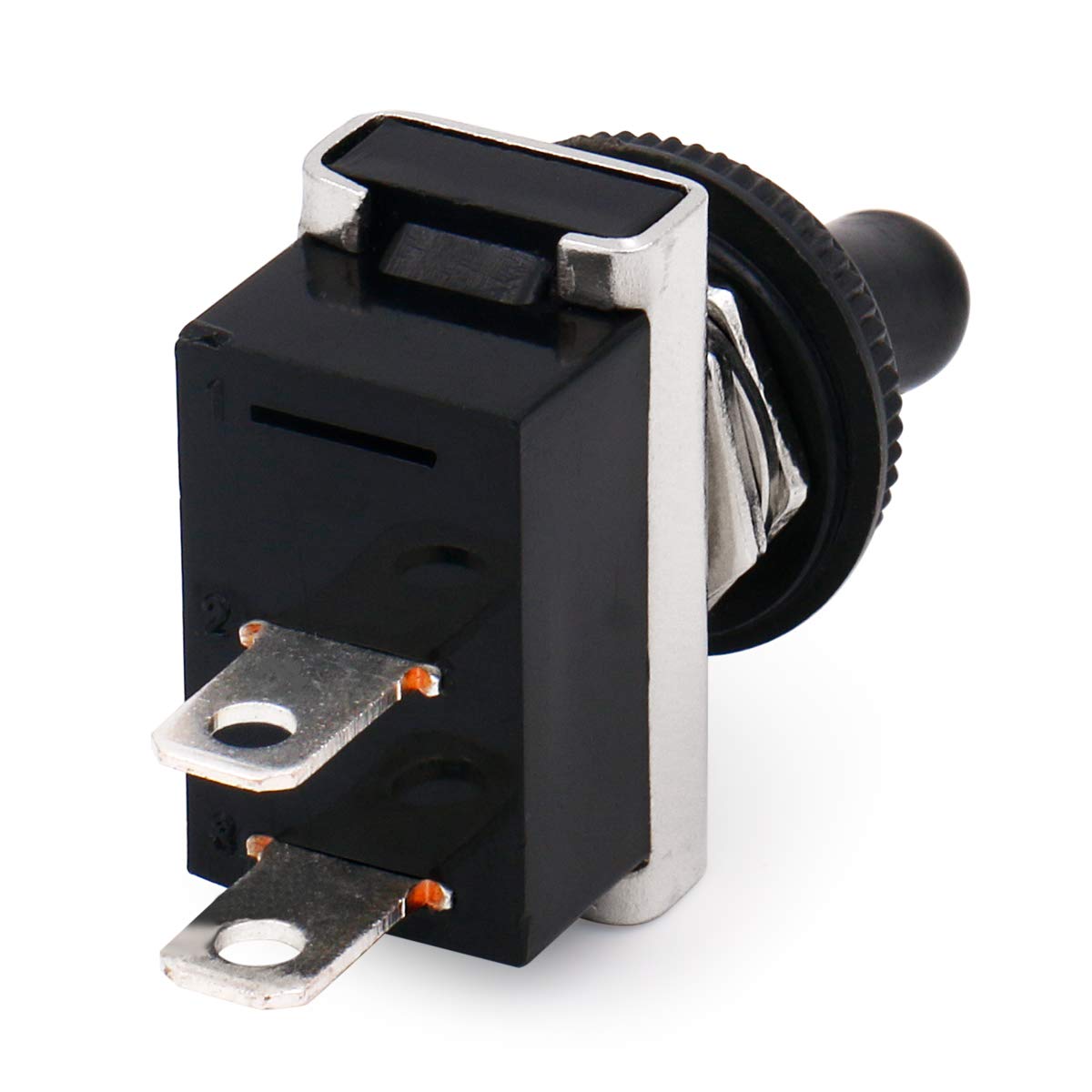 Baomain Automotive Replacement Toggle Switches(KN3D-101) SPST ON-Off Type 2 Pin 12V 10A with Waterproof Cover for Auto Car - BAOMAIN