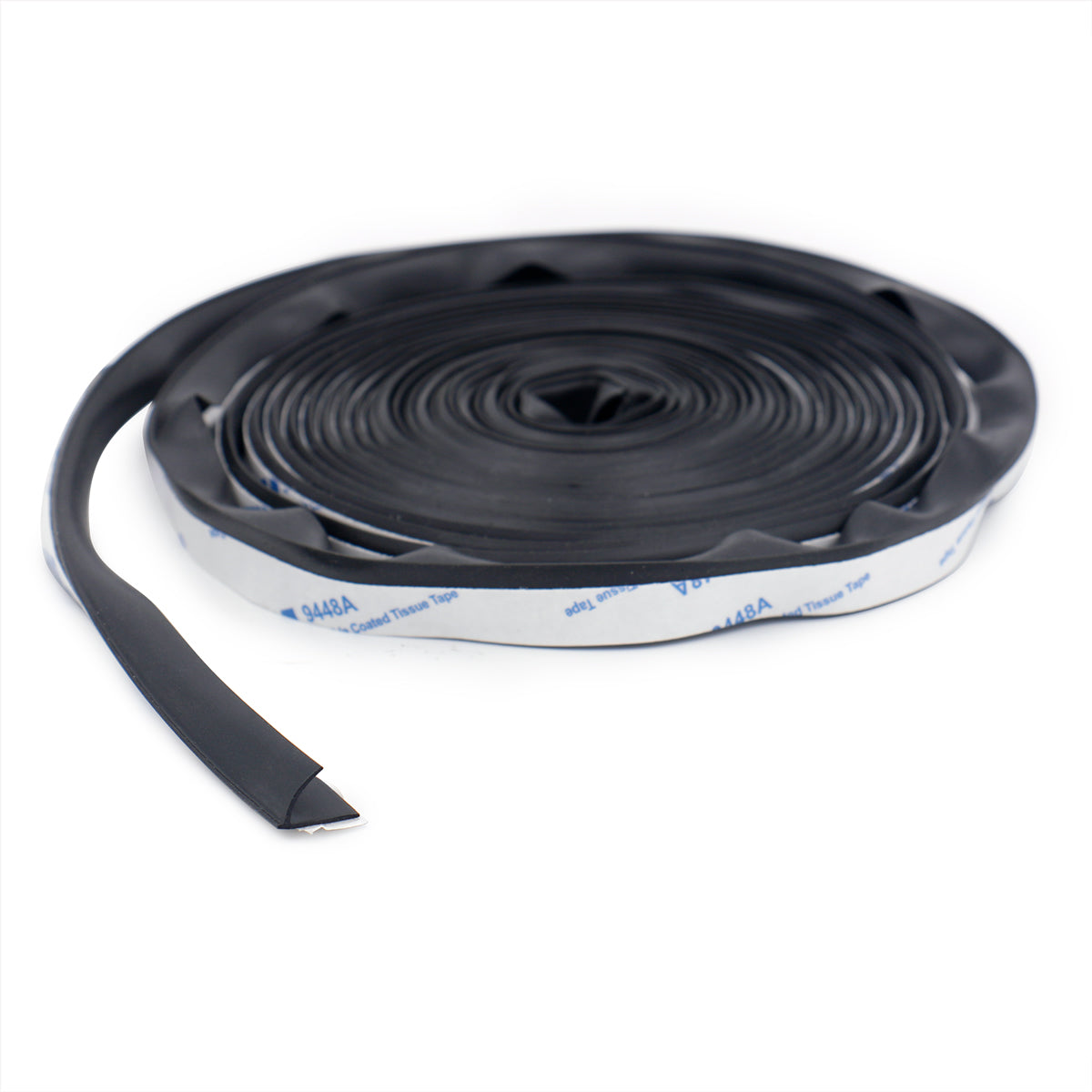 Door Adhesive Gasketing Seals Around Door Perimeter V Shape S44 17 Feet 7/16" Wide X 5/16" High UL & CUL Listed - BAOMAIN