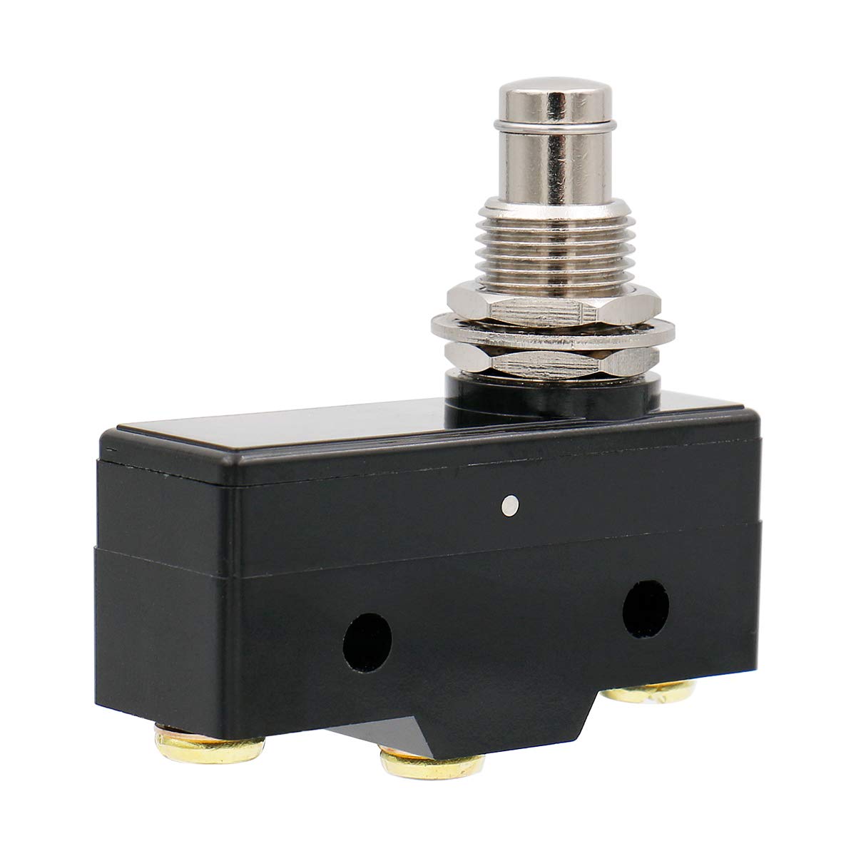 Baomain Z-15GQ-B General Purpose Basic Switch, Panel Mount Plunger, Medium OP, Screw Terminal, 0.5mm Contact Gap, 15A Rated Current - BAOMAIN