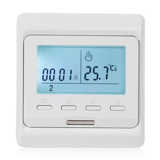 Baomain LCD Digital 7 Day Programmable Thermostat 110-120V/220-240V 3 Amp Work for Radiant Floor Heating Temperature Controller - BAOMAIN