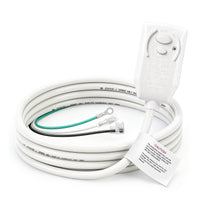 LCDI Power Cord Plug for A/C Air Conditioner, UL Certified, 7FT Leakage Current Detection Interrupter Replacement, 120VAC 15Amp 14AWG 1800W 60Hz NEMA 5-15P (1 Pack)