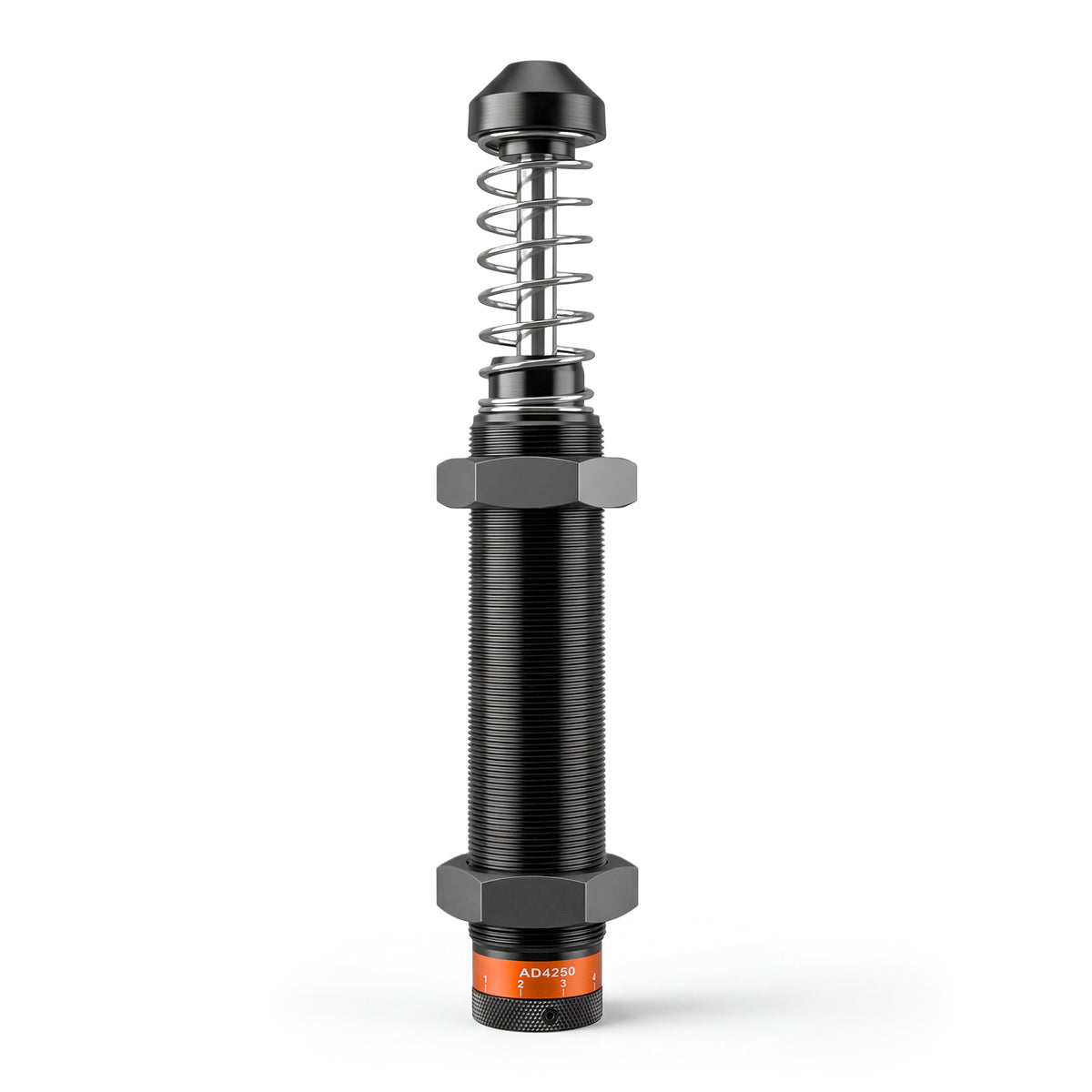 Baomain Adjustable Pneumatic Hydraulic Shock Absorber AD4250 Dia Thread: 42mm (1.65") Stroke: 50mm (2")