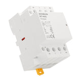 Baomain Household Contactor 4 Pole 12V/24V/110V/220V Universal Circuit Control 35mm DIN Rail Mount HC1-40(BCT-40)