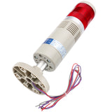 Baomain 12V/24V/110V/220V Alarm Warning Industrial Buzzer Continuous Red LED Signal Tower Light LTP-502TJ