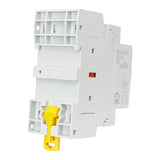 Baomain Manual Household AC Contactor HC1-25M 24V/110V/220VAC 25A 4 Pole 50/60Hz Modular Contactor Circuit Control 35mm DIN Rail