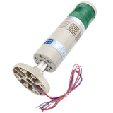 Baomain Industrial Signal Light Continuous Buzzer Warning Light, LGP-502TJ Green Column LED Tower Light