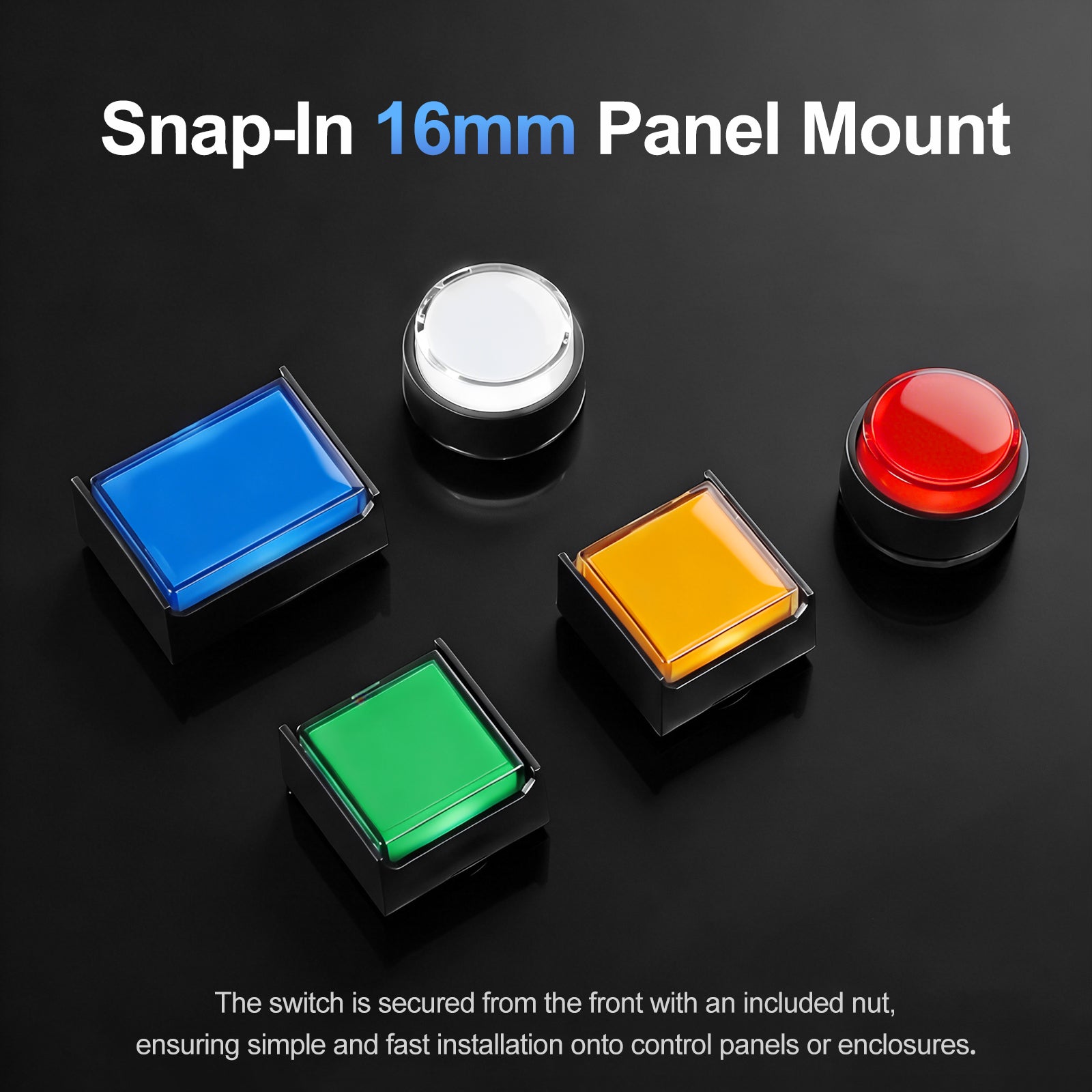 1 piece 12/16/19/22mm Car Dashboard Metal Button Switch LED 12V/24V/220V Self-locking Momentary Waterproof Flat Head (Type1 green ring, 16mm FLAT HEAD_MOMENTARY_LED 12-24V 1 piece 12/16/19/22mm Car Dashboard Metal Button Switch LED 12V/24V/220V Self-locking Momentary Waterproof Flat Head (Type1 green ring, 16mm FLAT HEAD_MOMENTARY_LED 12-24V