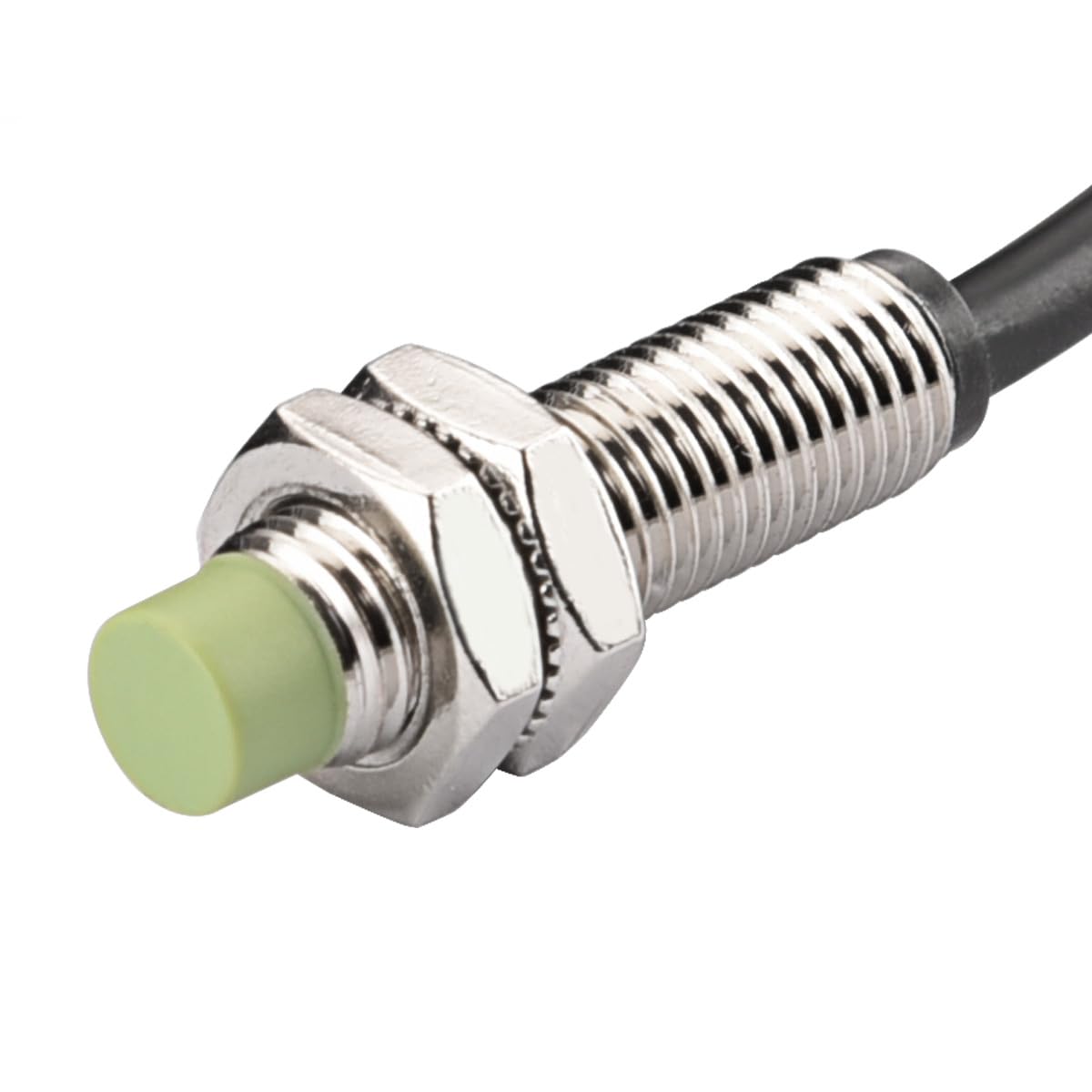 Baomain Inductive Proximity Sensor PR18-8DN Cylindrical Type DC 3-Wire Type 12-24VDC NPN NO(Normally Open) CE