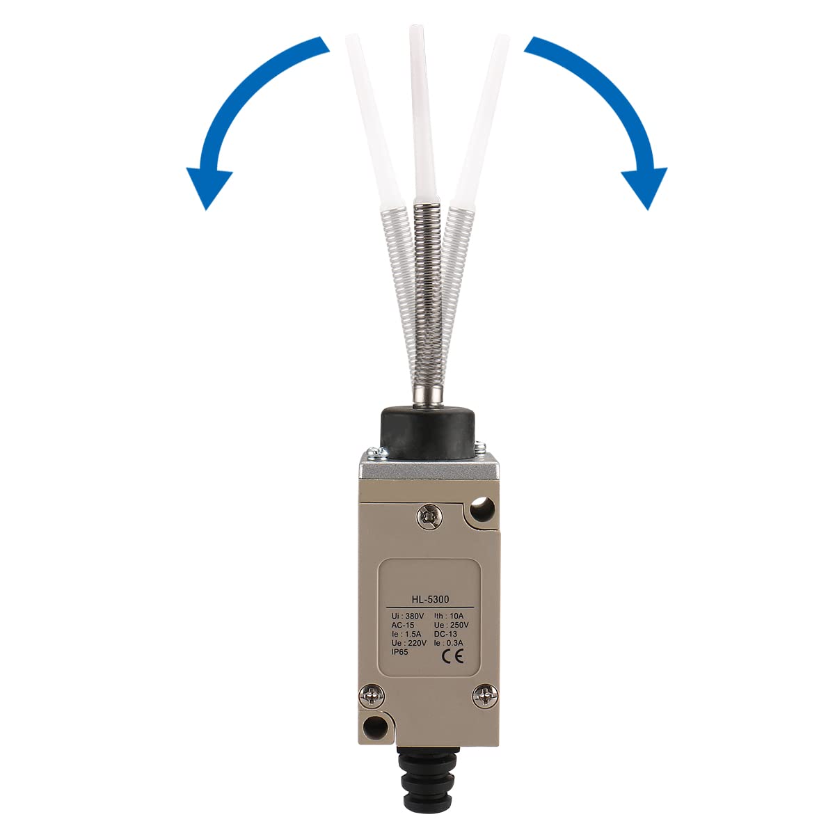 thumbnail image 2 of Baomain BM-3169 Limit Switch - SPDT Coil Spring Plunger Momentary IP67 Waterproof 2 of 11