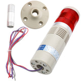 Baomain 12V/24V/110V/220V Alarm Warning Industrial Buzzer Continuous Red LED Signal Tower Light LTP-502TJ