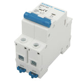 Baomain Miniature Circuit Breaker 2 Pole DZ47-63 C20 AC 415V 20Amp 6000A, DIN Rail Mounting MCB 2P