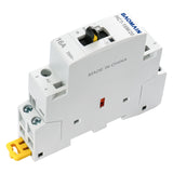 Baomain Manual Household AC Contactor HC1-16M 24V/110V/220VAC 16A 2 Pole 50/60Hz Modular Contactor Circuit Control 35mm DIN Rail