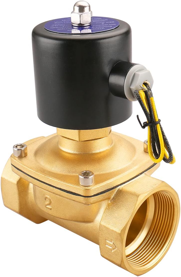1" Normally Open Brass Solenoid Valve 220v 24V 12V 220V 110V Waterproof Solenoid Valve
