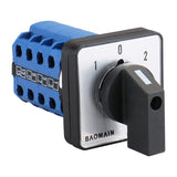 Baomain 660V 20A On-Off-On 3 Positions 16 Terminals Changeover Control Rotary Cam Switch LW28-20/D404.4