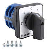 Baomain 660V 40A 5 Positions 8 Terminals Changeover Control Rotary Cam Switch SZW26-40/COA.2