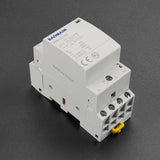 Baomain Hum-free DC/AC Modular Contactor 16A 4 Pole 12V/24V/110V/220V Circuit Control 35mm DIN Rail BMHC7-16