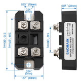 Bridge Rectifier MDQ-100A 1600V 100A Full Wave Diode Module One Phase