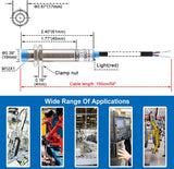 Baomain LJ12A3-4-Z/EX No 2-wire 4mm Cylindrical Inductive Proximity Sensor Switch DC 10-30V