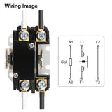 Baomain HVAC AC Contactor, BMAC-30/1 AC 24V Coil 30A 1 Pole Heavy Duty Air Conditioner Condenser Compressor Contactor, HVAC Contactors Replacement