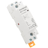 Baomain AC Contactor 16A 2 Pole Universal Circuit Control 35mm DIN Rail Mount CE Listed BCT-16(HC1-16)